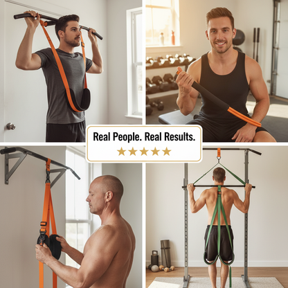 HPYGN Two Foots Pull Up Assistance Bands, Heavy Duty Resistance Band for Pull Up Bar, Adjustable Weight/Size with Fabric Feet/Knee Rest, Bands for Pull Up Assist for Strength Training, Pull Up