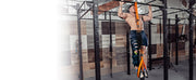 HPYGN Two Foots Pull Up Assistance Bands, Heavy Duty Resistance Band for Pull Up Bar, Adjustable Weight/Size with Fabric Feet/Knee Rest, Bands for Pull Up Assist for Strength Training, Pull Up