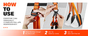 HPYGN Two Foots Pull Up Assistance Bands, Heavy Duty Resistance Band for Pull Up Bar, Adjustable Weight/Size with Fabric Feet/Knee Rest, Bands for Pull Up Assist for Strength Training, Pull Up